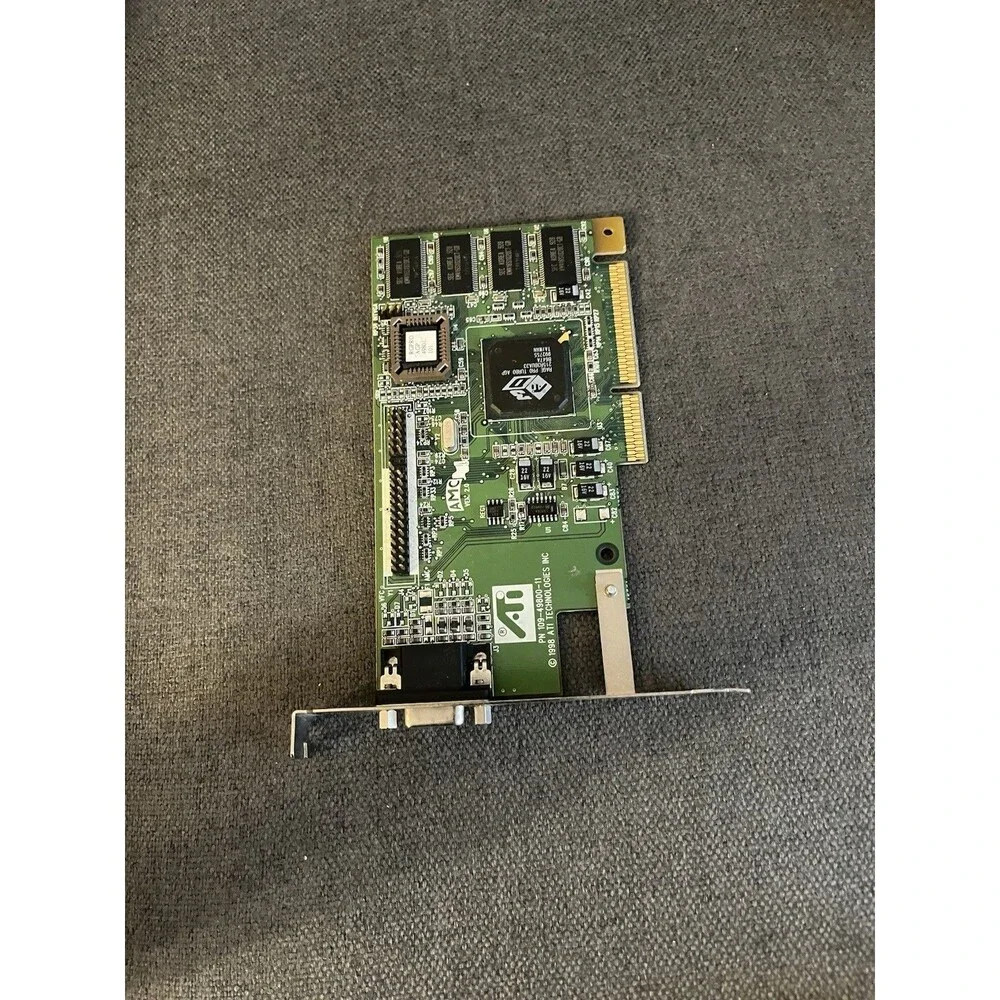 ATI 109-49800-10 Rage Pro Turbo AGP 215R3DUA33 RGPRO 49801 (untested)